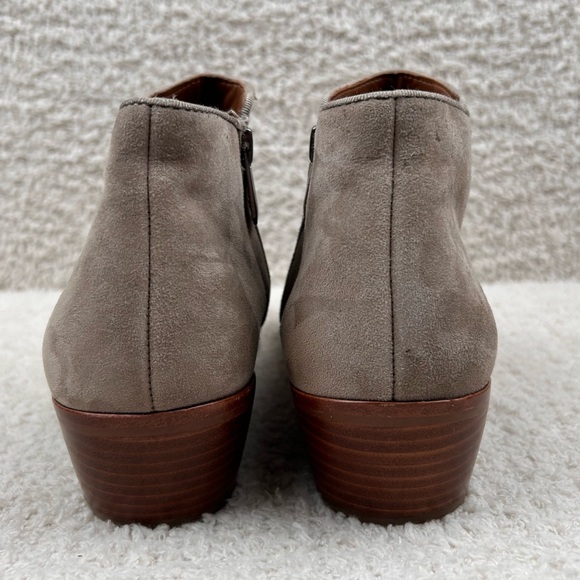 Sam Edelman Boots Womens 8.5M Gray Petty Ankle Suede Leather Comfort Chelsea - Picture 8 of 12